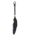 Marni Feather Leather Charm In Black