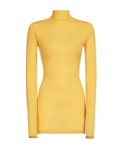 MARNI MARNI RIBBED TURTLNECK FITTED JUMPER