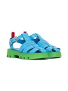 Marni Leather Fisherman Sandals In Blue