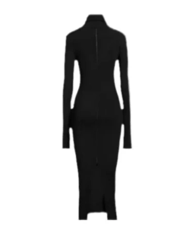 Marni Fitted Knit Dress In Black