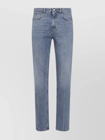 MARNI FIVE-POCKET DENIM TROUSERS FEATURING BELT LOOPS