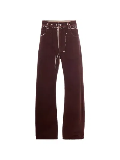 Marni Five-pocket Jeans In Brown