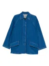 Marni Flap-pocket Denim Jacket In Blue
