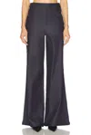 Marni Wide Leg Cotton Jeans With Raw Finish
