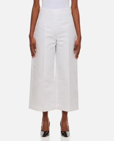 Marni Flared Capri Trouser In White