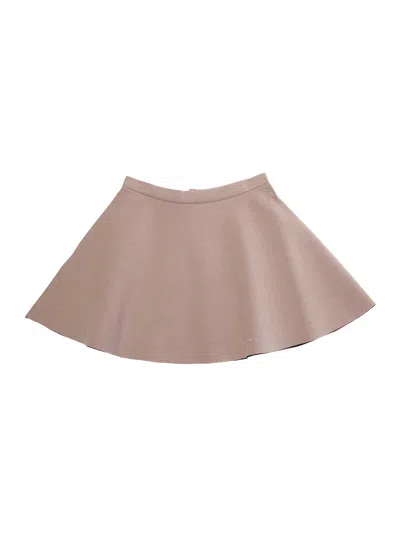 Marni Flared Cotton Blend Skirt In Pink