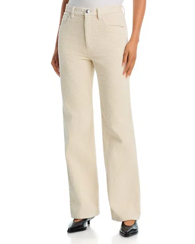 Marni Flared Cotton Corduroy Pants In Neutral
