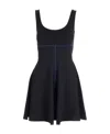 Marni Flared-hem Dress In Black