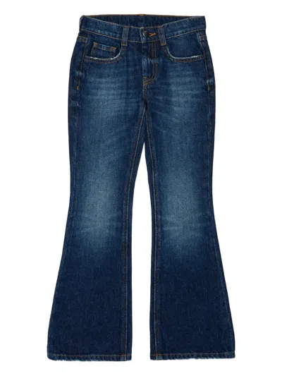 Marni Kids' Flared Jeans In Blue