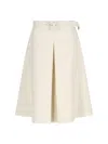Marni Flared Midi Skirt - Ivory