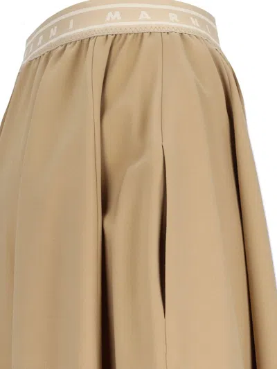 MARNI FLARED MIDI SKIRT