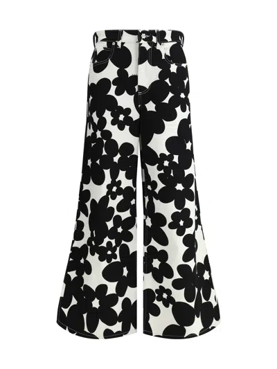Marni Women Flared Pants In Black