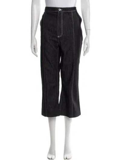 Pre-owned Marni Flared Pants In Black