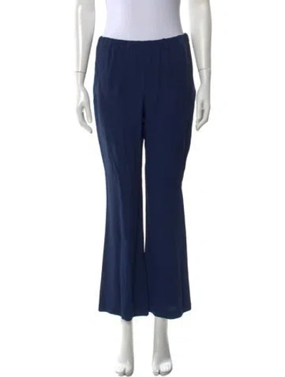 Pre-owned Marni Flared Pants In Blue