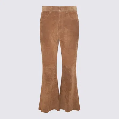 Marni Flared Trousers In Brown