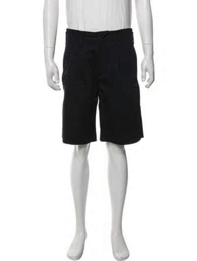 Pre-owned Marni Flat Front Shorts In Blue
