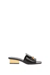 Marni Black Leather Trunkaroo Sandal In Black