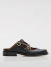 Marni Bambi 3.0 Moccasin Sabot Made Of Brushed Calfskin In Black