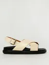 Marni Fussbet Sandal In Neutral