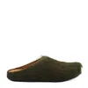 Marni Green Long-haired Calfskin Footbed Sabot