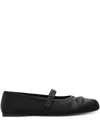 Marni Mary Jane Ballerinas In Black