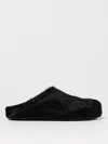 Marni Sabot Fussbett In Vitello A Pelo Lungo Nero In Schwarz