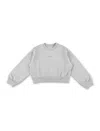 Marni Fleece Cropped Logo In Grey