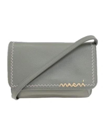 Marni Flip Shoulder Bag In Gray