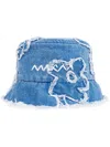 Marni Blue Denim Patches Bucket Hat In Blue