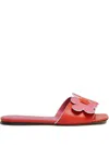 Marni Floral-applique Slide Sandals