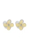 Marni Floral-motif Earrings In Gold
