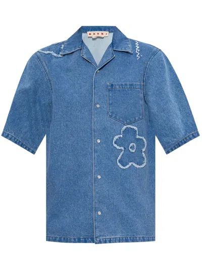 MARNI FLORAL MOTIF SHIRT