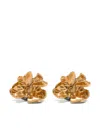 Marni Floral-motif Stud Earrings In Gold