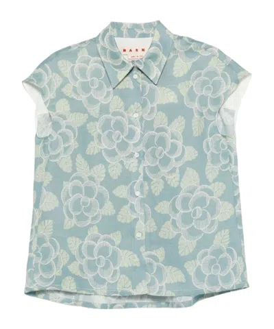 MARNI FLORAL-PATTERN SHIRT