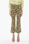MARNI FLORAL PATTERNED LOVERS PRAIRIE CROPPED FIT PANTS