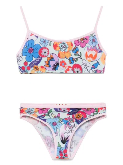 MARNI FLORAL-PRINT BIKINI