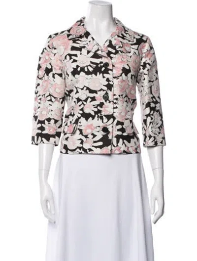 Pre-owned Marni Floral Print Blazer In Multi