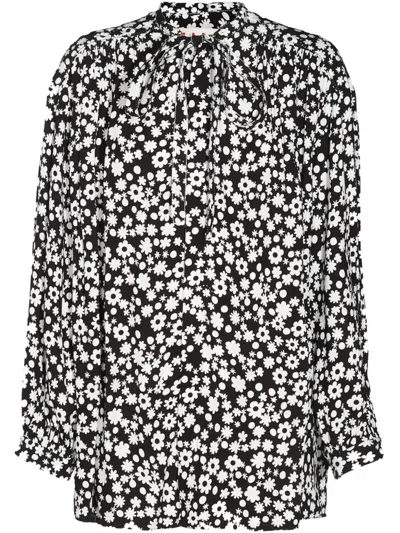 MARNI FLORAL-PRINT BLOUSE
