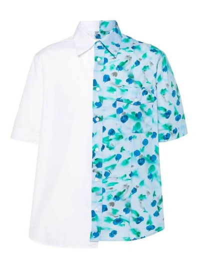 Marni Floral Cotton Bowling Shirt In Multi