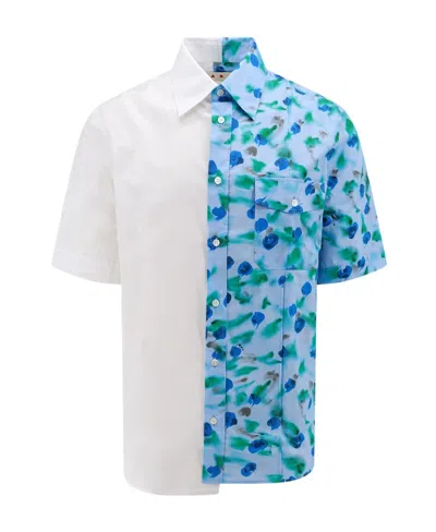 MARNI MARNI FLORAL PRINTED SHORT-SLEEVED