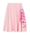 Marni Floral-print Cotton Skirt In Pink