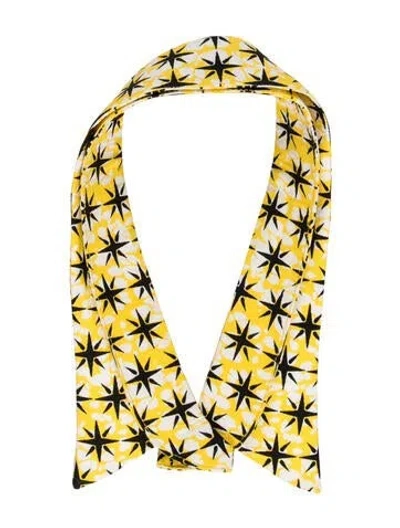 Pre-owned Marni Floral Print Dickey In Yellow