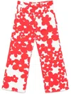 Marni Cotton Pants In Red