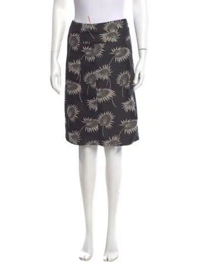 Pre-owned Marni Floral Print Knee-length Skirt In Multi