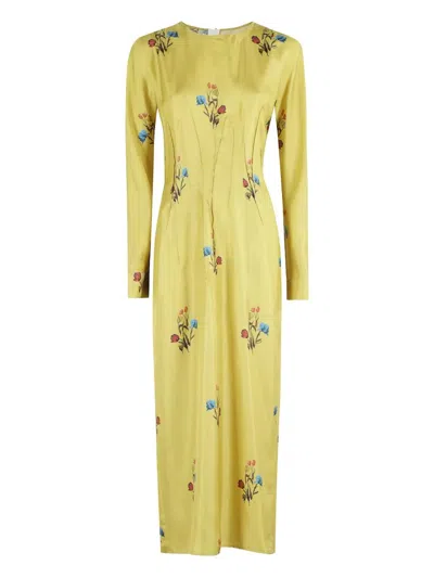 MARNI MARNI FLORAL PRINT MAXI DRESS