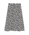 Marni Floral-print Midi Skirt In Black