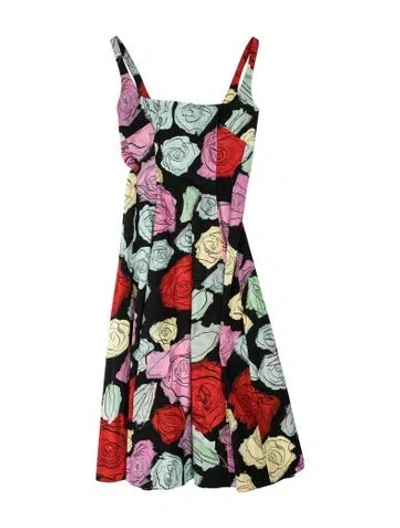 Pre-owned Marni Floral Print Mini Dress In Multi