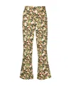 Marni Lovers Prairie Print Cropped Pants In Nude