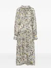 Marni Floral-print Ruffled Dress