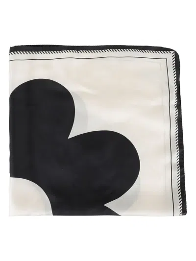 Marni Floral-print Scarf In White